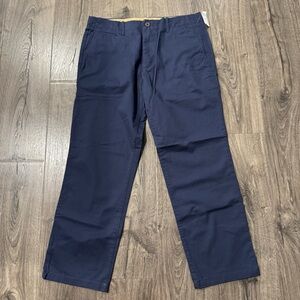 Gap Men's Navy blue Pants the lived in straight 33x28 new